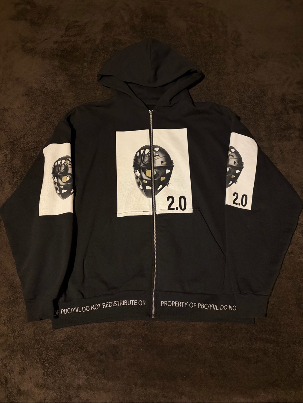 Playboi Carti Antagonist 2.0 Tour Opium YVL Zip-Up Hoodie